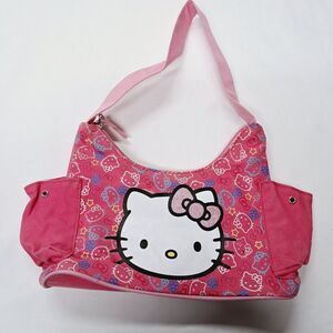 Hello Kitty Mini Purse Bag Pink Sanrio 2013 Zip Scene Coquette Kidcore Punk